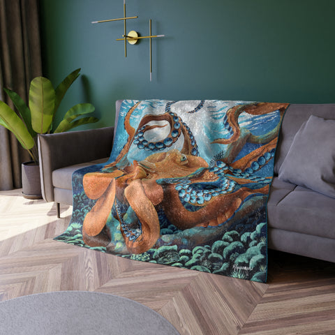 Nautical Curiosity Crushed Velvet Blanket