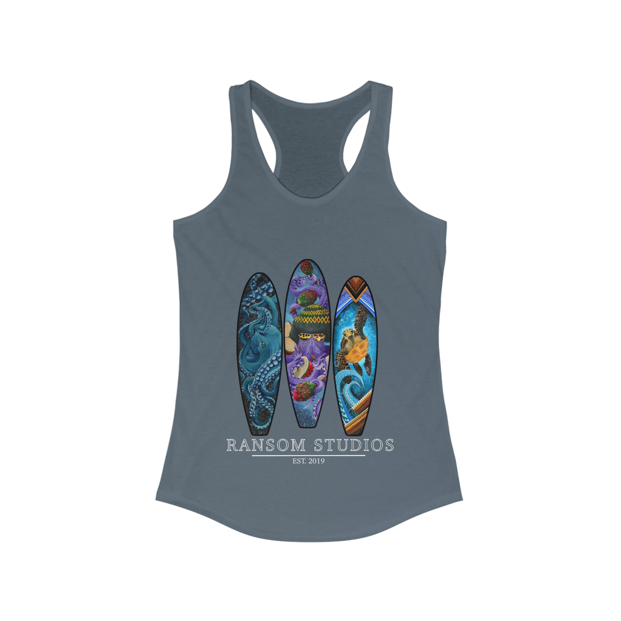 Women's Racerback Tank (Indigo)