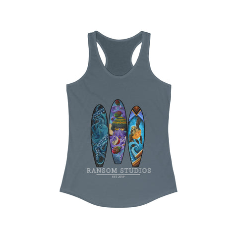 Women's Racerback Tank (Indigo)