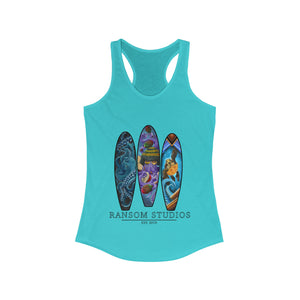 Women's Racerback Tank (Tahiti)