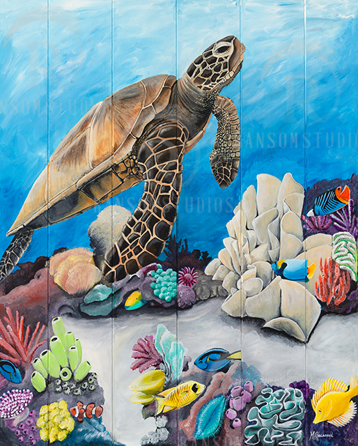 Morning on the Reef - Giclée Print